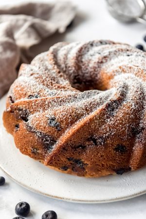 Blueberry Sour Cream Coffee Cake - House of Nash Eats