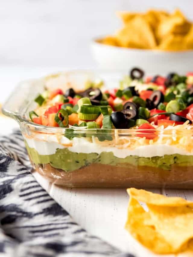 7 Layer Tex Mex Dip Recipe - House of Nash Eats