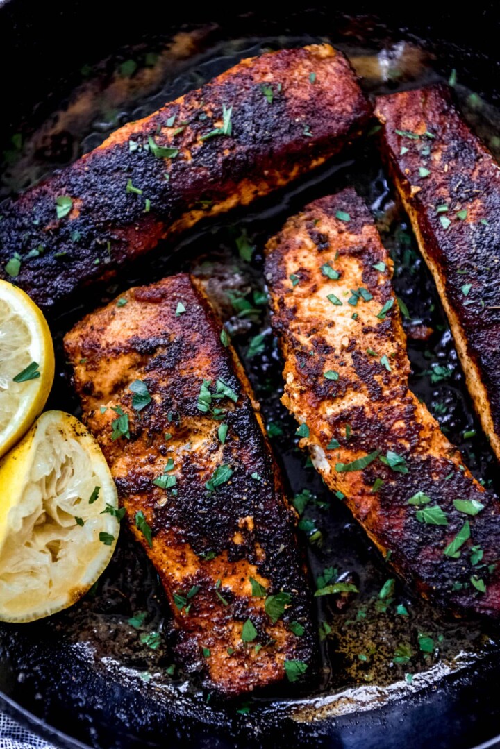 Restaurant-Quality Blackened Salmon - House of Nash Eats