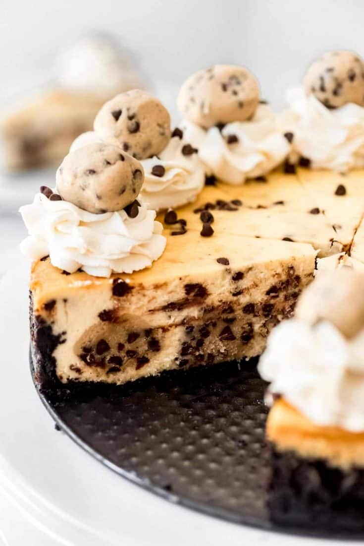 Chocolate Chip Cookie Dough Cheesecake