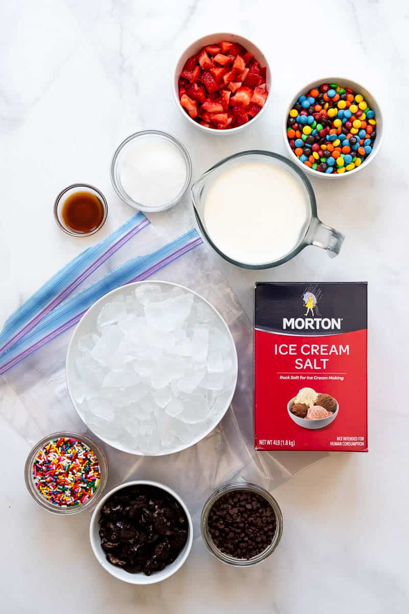 Homemade Ice Cream in a Bag