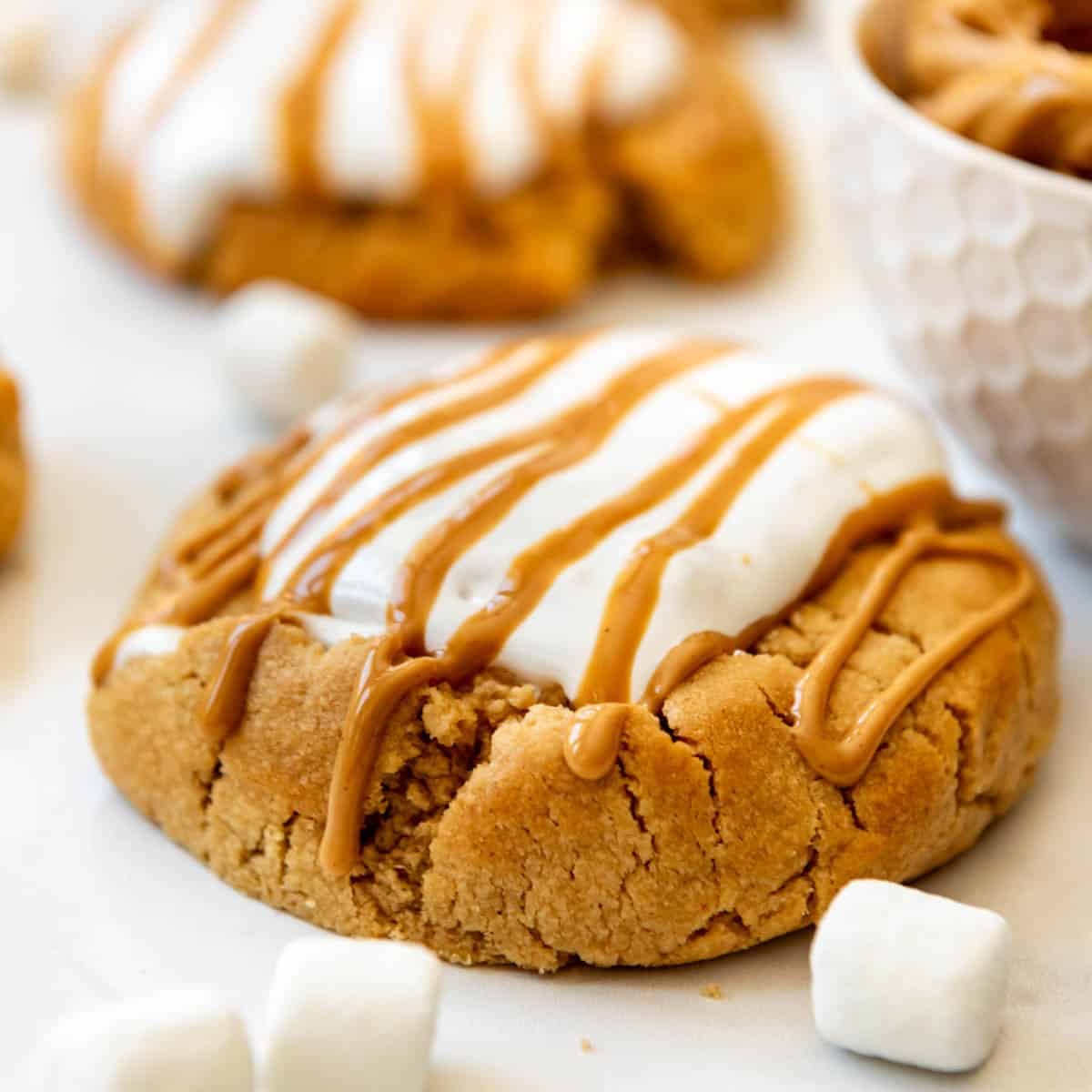 Fluffernutter Cookies