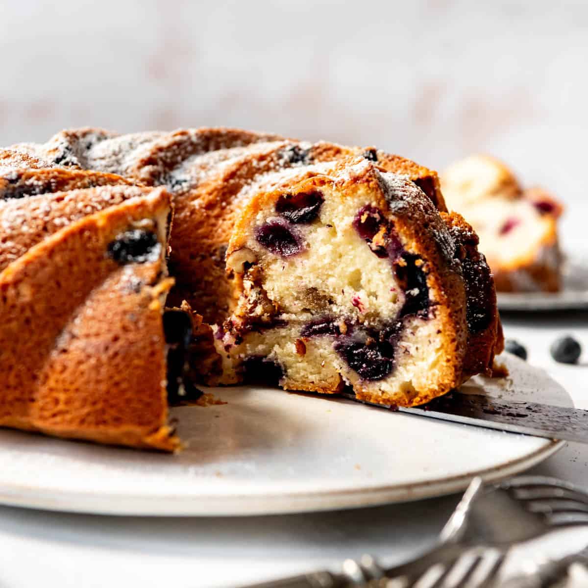 Blueberry Sour Cream Coffee Cake Recipe