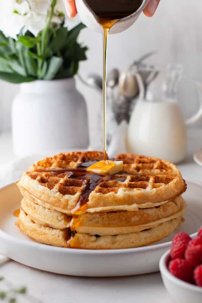 Best Belgian Waffle Recipe - House of Nash Eats