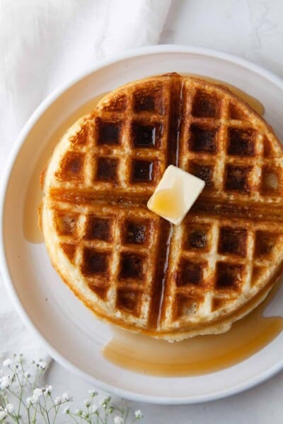 Best Belgian Waffle Recipe - House of Nash Eats