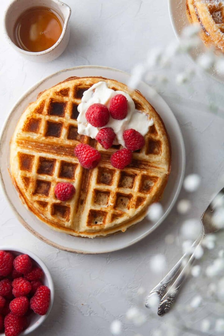 Best Belgian Waffle Recipe - House of Nash Eats