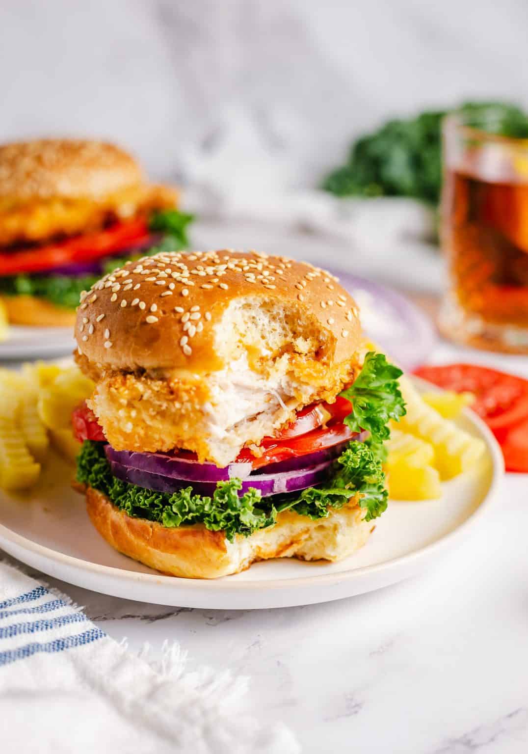 Best Buttermilk Crispy Chicken Sandwich Recipe - House of Nash Eats