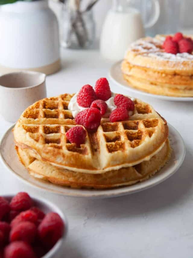 Easy Belgian Waffles Recipe Story - House of Nash Eats