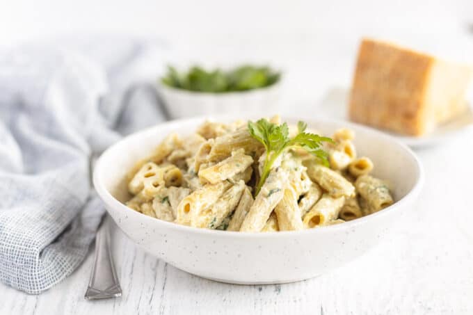 Instant Pot Creamy Penne Alfredo - House of Nash Eats