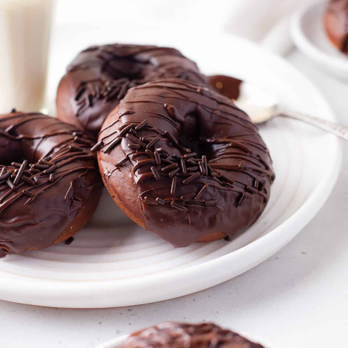 Baked Chocolate Donuts