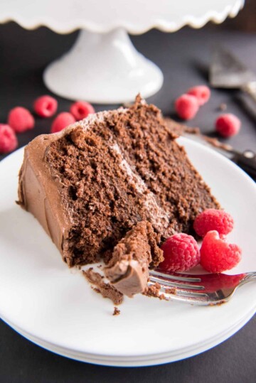 Homemade Chocolate Devil's Food Cake - House Of Nash Eats