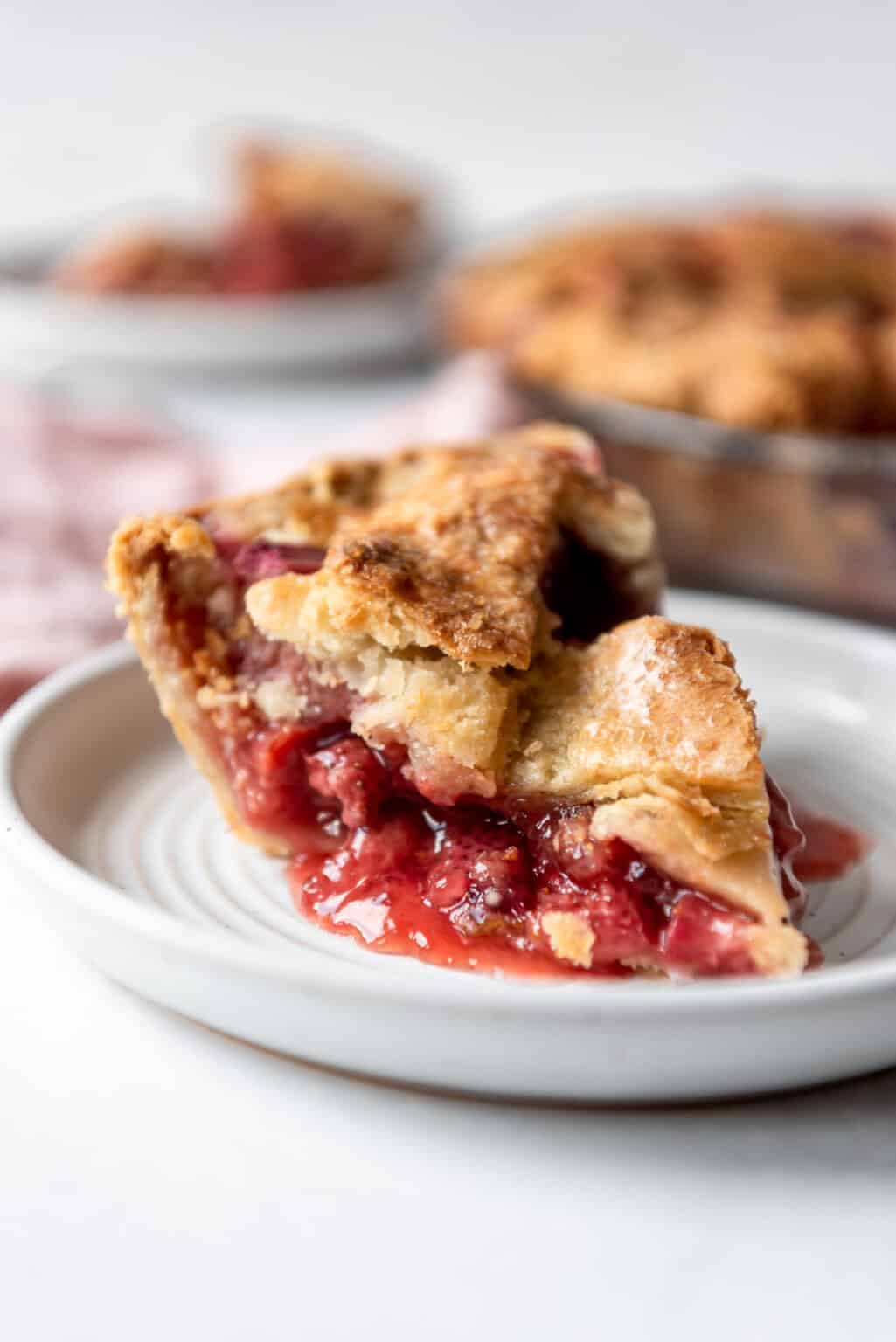 Award-Winning Strawberry Rhubarb Pie - House of Nash Eats