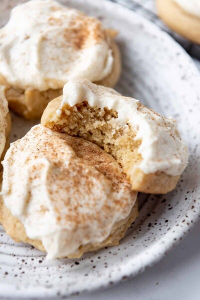 Soft Frosted Eggnog Cookies - House of Nash Eats