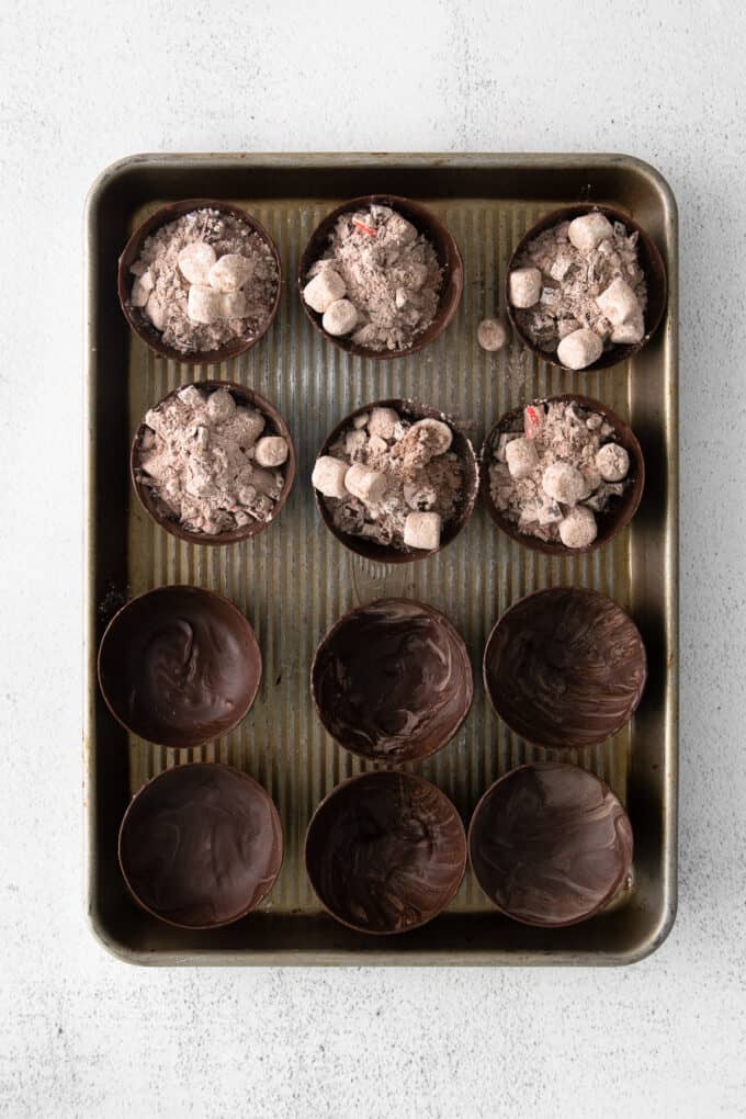 Peppermint Hot Chocolate Bombs - House of Nash Eats