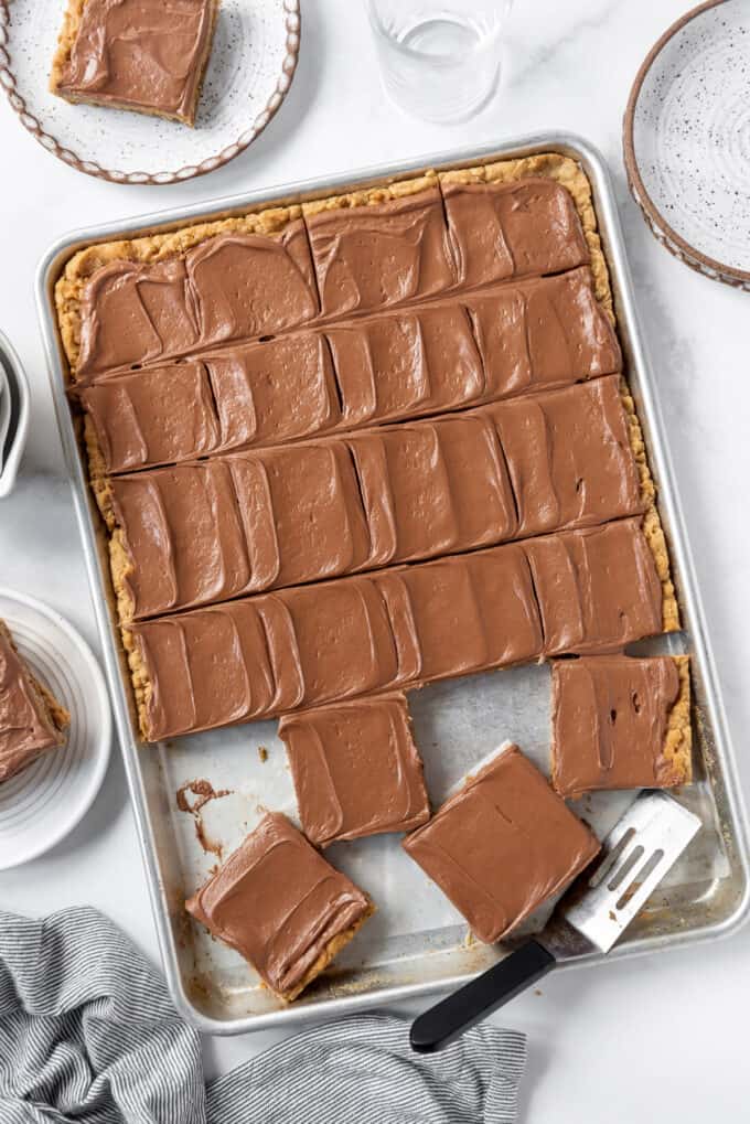 Lunch Lady Peanut Butter Bars - House Of Nash Eats