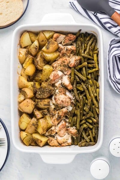 Easy One Pan Chicken Green Beans And Potatoes House Of Nash Eats