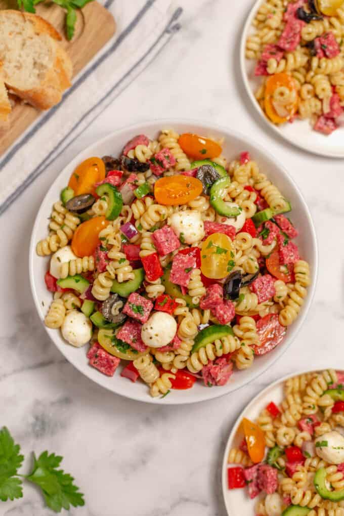 Italian Pasta Salad - House of Nash Eats