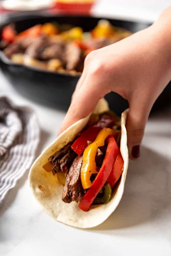 Best Steak Fajitas Stovetop Oven Or Grill House Of Nash Eats