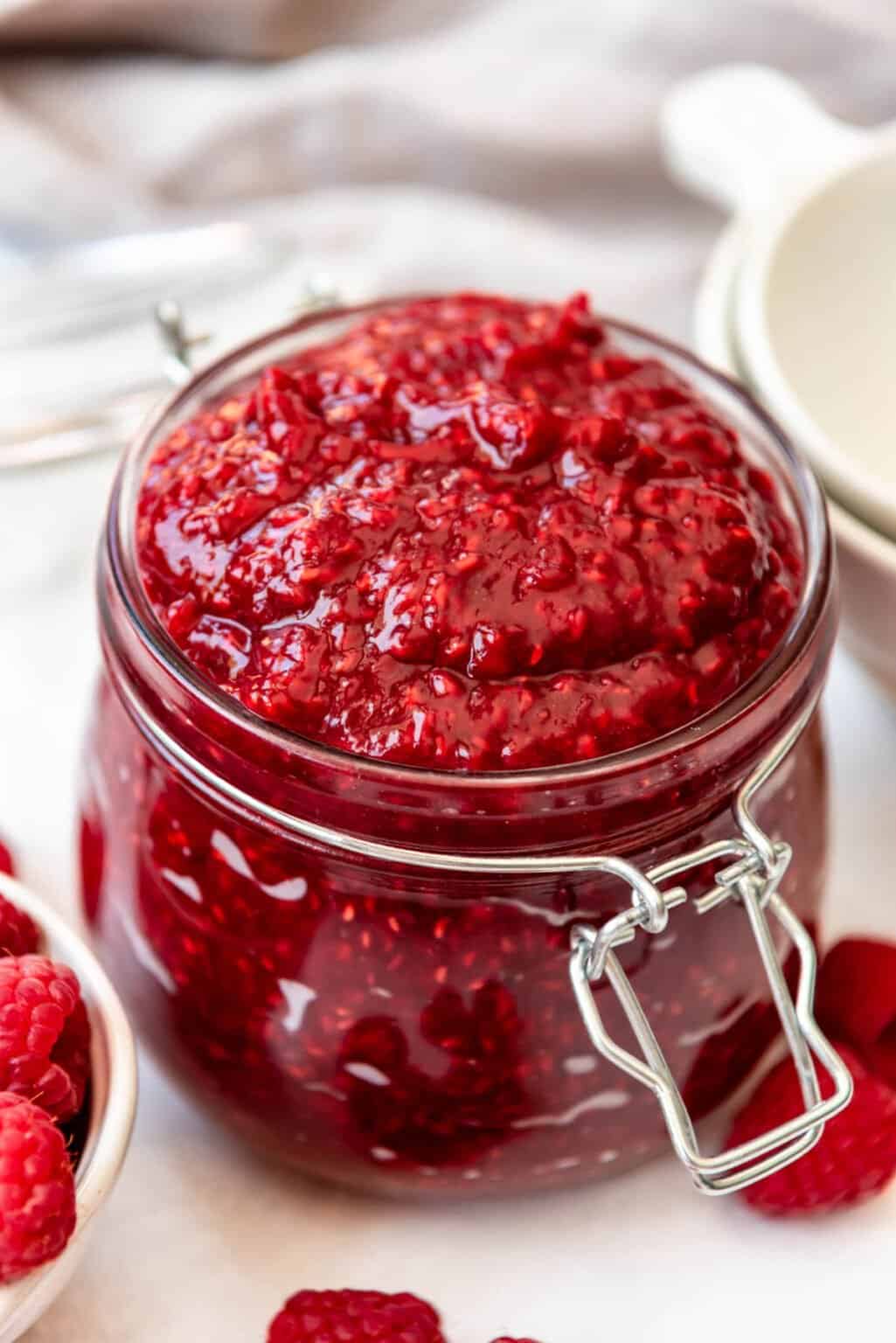 Raspberry Cake Filling - House of Nash Eats