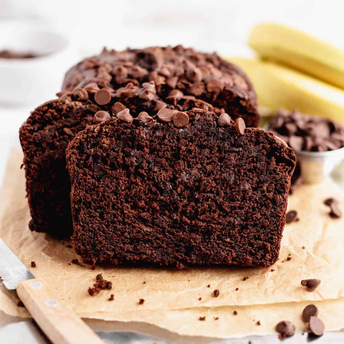 Double Chocolate Banana Bread