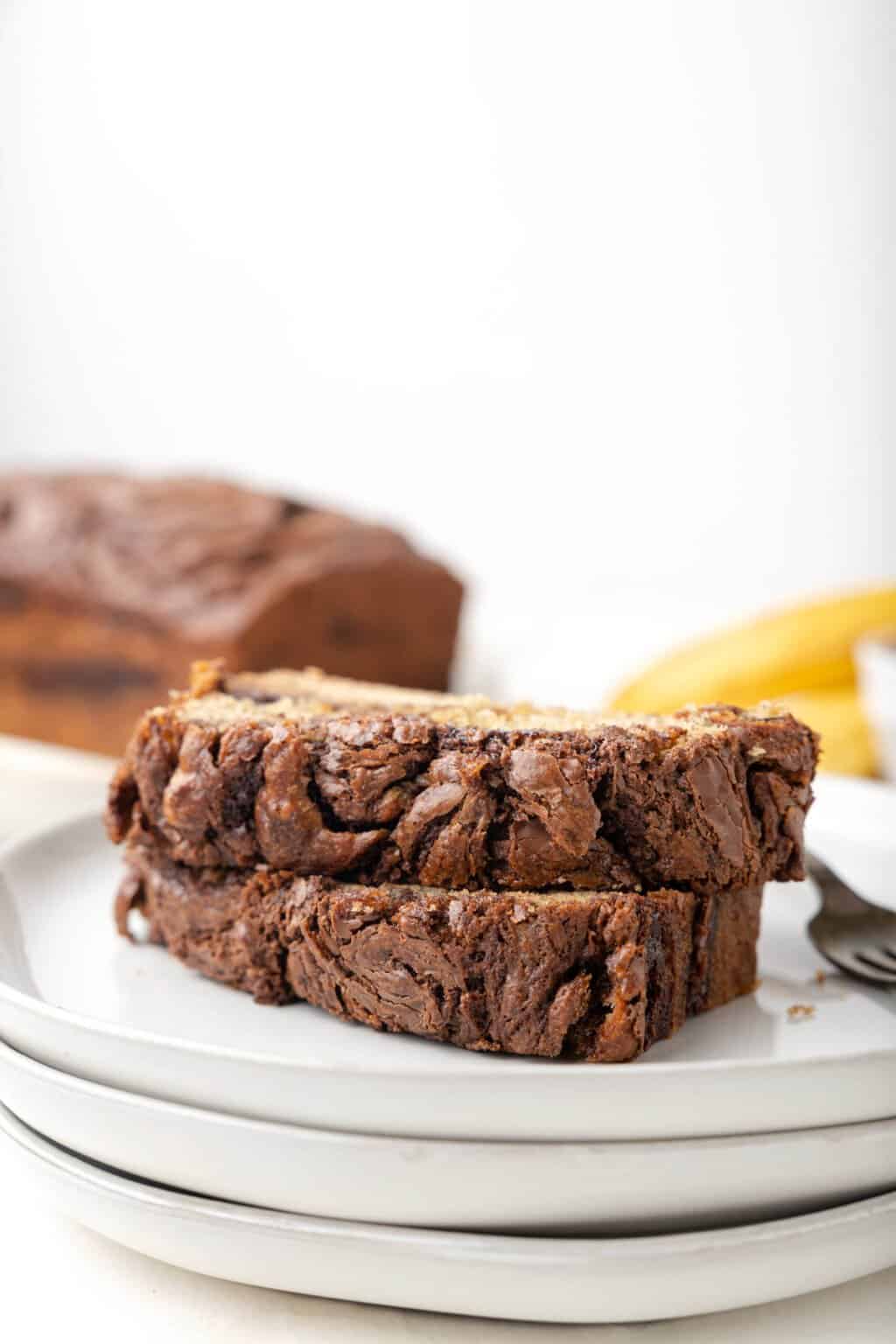 Easy Nutella Banana Bread - House of Nash Eats