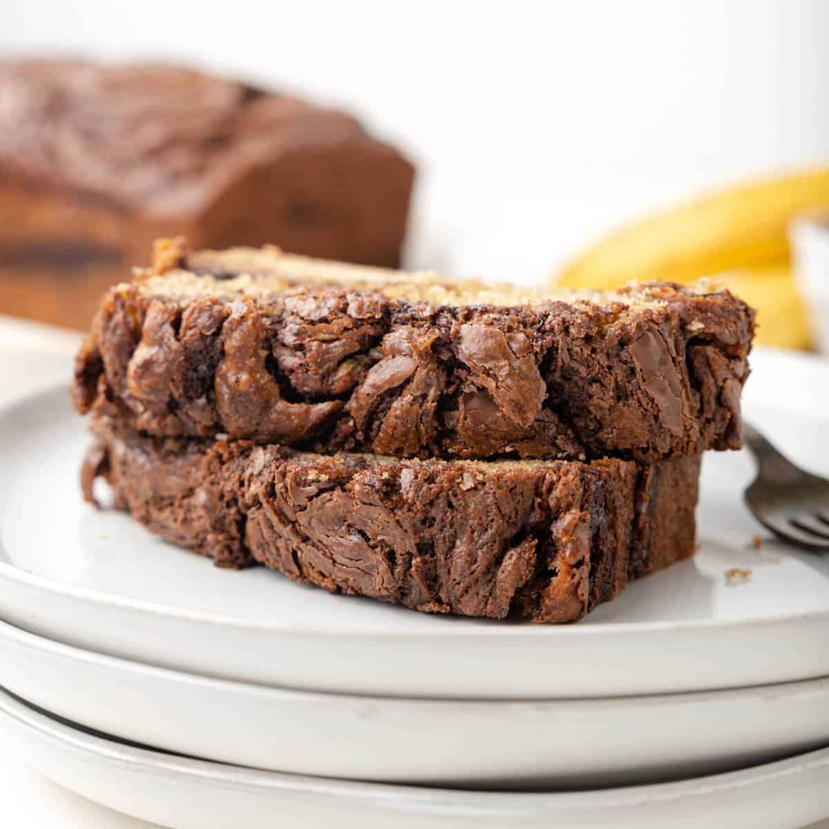 Nutella Banana Bread Recipe