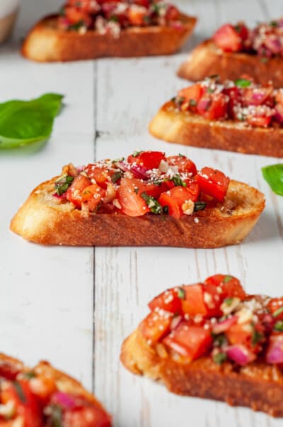 Easy Tomato Bruschetta Recipe | House of Nash Eats