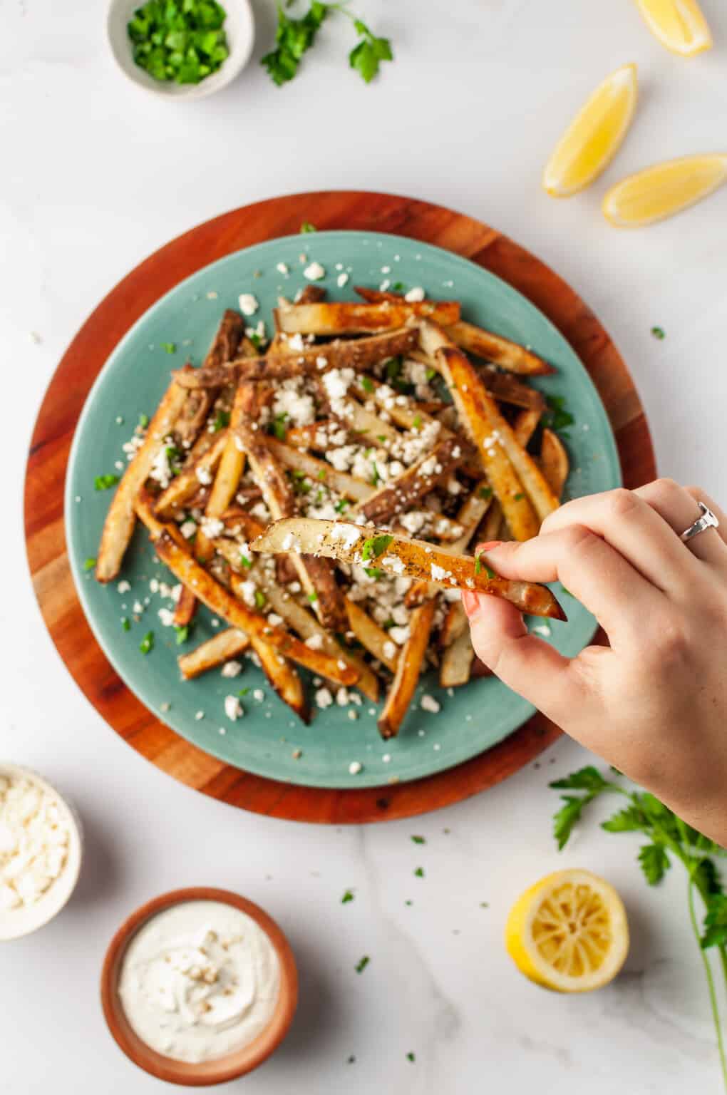 Crispy OvenBaked Greek Feta Fries House of Nash Eats