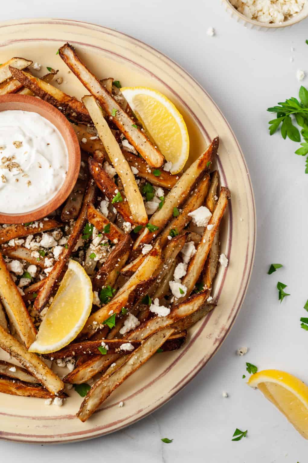 Crispy OvenBaked Greek Feta Fries House of Nash Eats