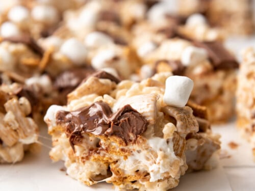 S'mores Rice Krispie Treats - Two Peas & Their Pod