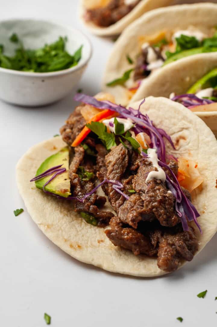 Easy Korean Beef Tacos (Bulgogi) | House of Nash Eats