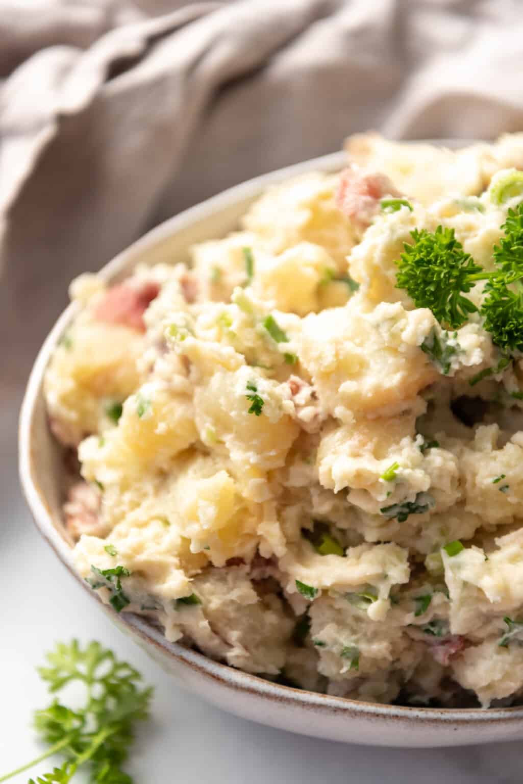 Easy Greek Potato Salad Recipe - House of Nash Eats