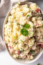 Easy Greek Potato Salad Recipe - House of Nash Eats