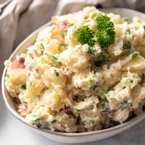 Easy Greek Potato Salad Recipe - House of Nash Eats