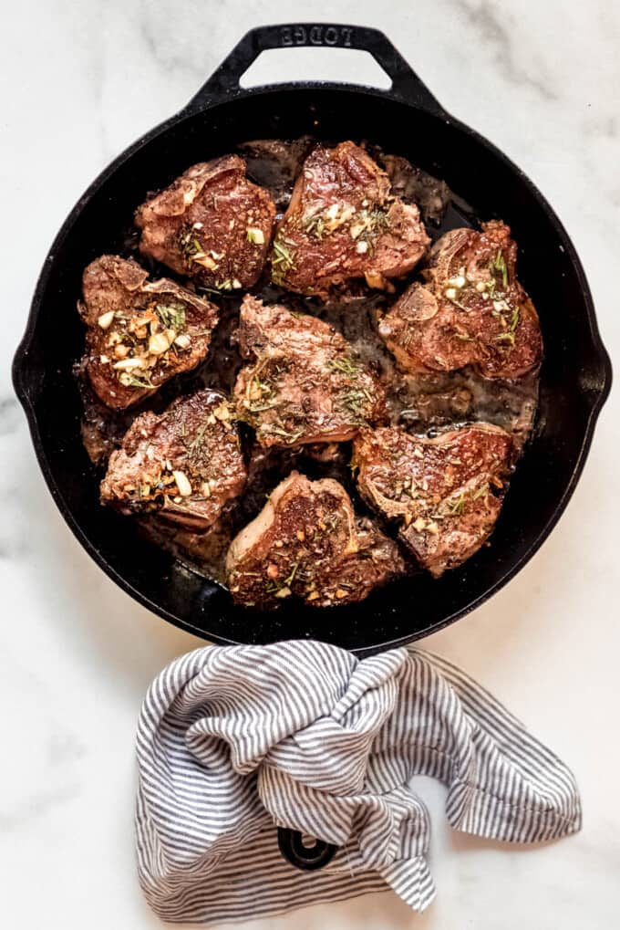 Pan Seared Lamb Loin Chop Recipe House of Nash Eats