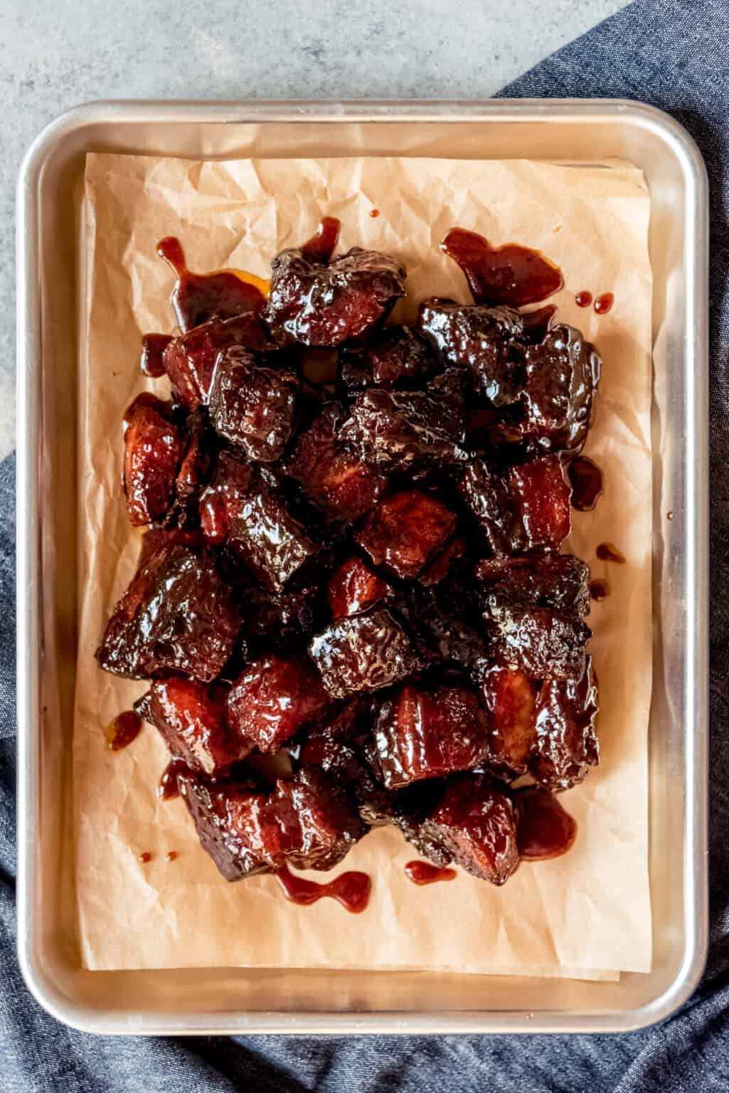 Smoked Pork Belly Burnt Ends House of Nash Eats