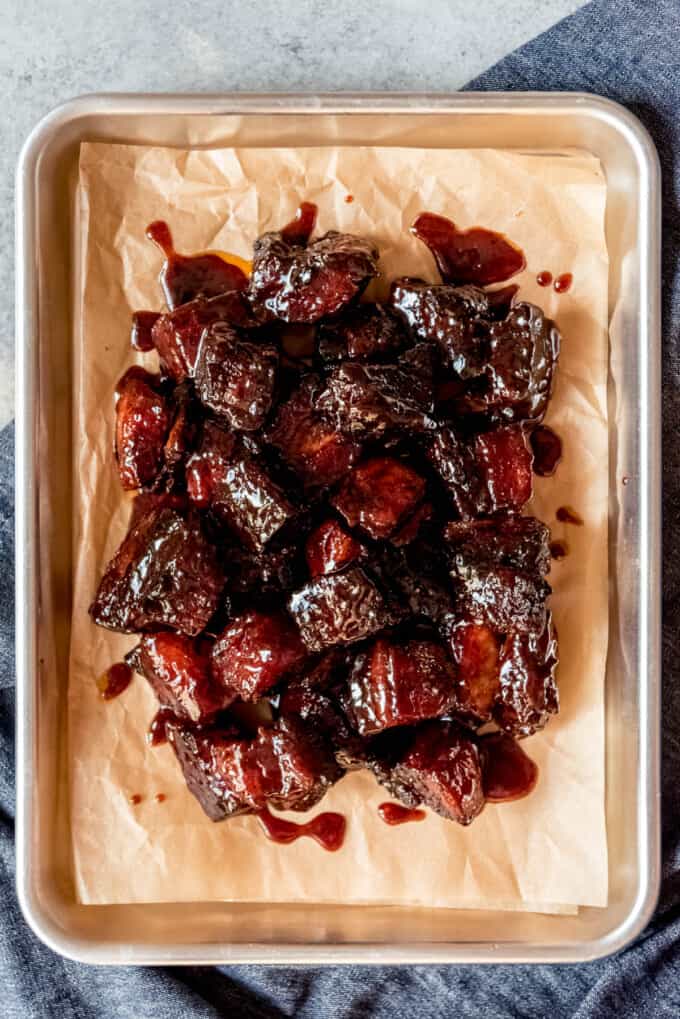 Smoked Pork Belly Burnt Ends House of Nash Eats