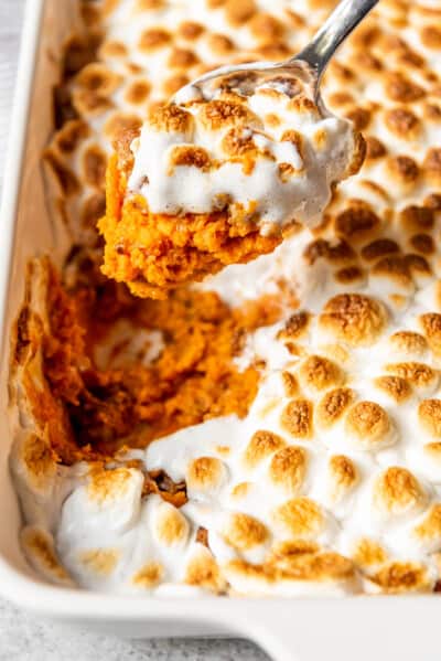 Sweet Potato Casserole with Marshmallows - House of Nash Eats