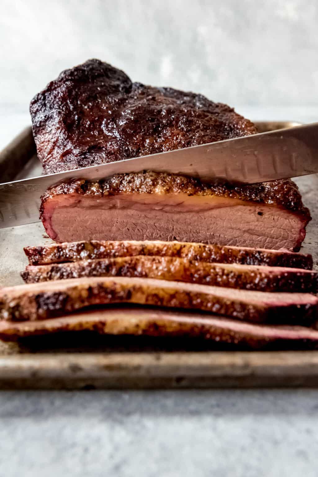 Texas Barbecue Smoked Brisket Recipe - House Of Nash Eats