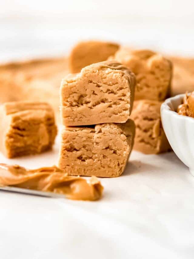 Smooth And Creamy Easy Peanut Butter Fudge Recipe Story House Of Nash Eats 