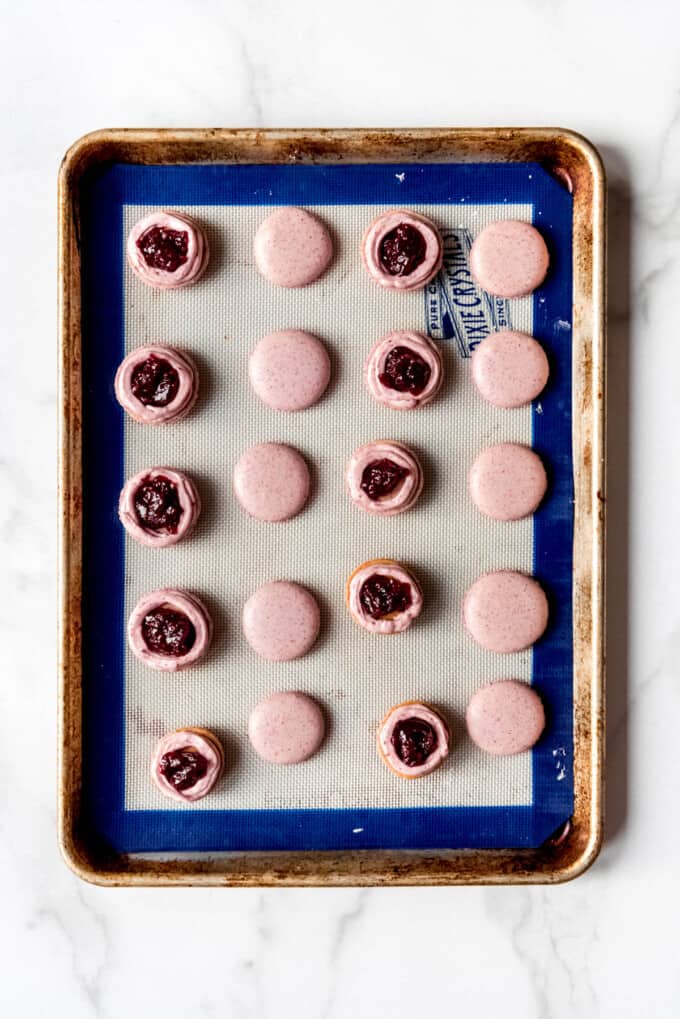 Raspberry Macarons - House of Nash Eats