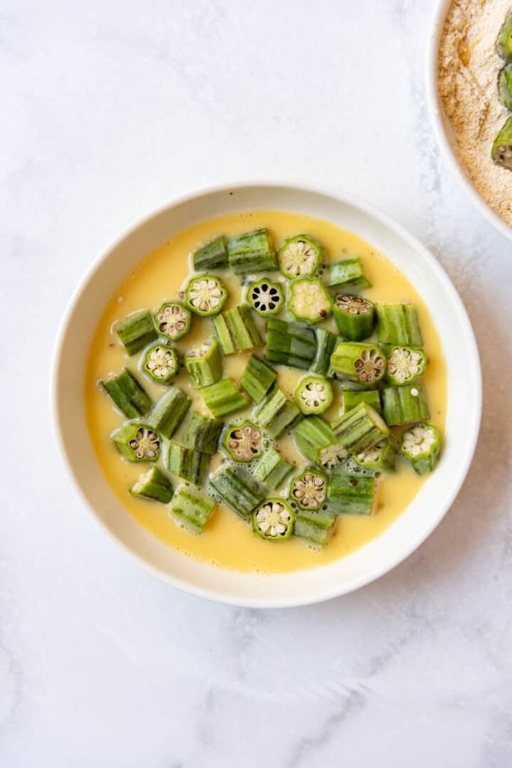 Southern Fried Okra with Cornmeal Coating House of Nash Eats