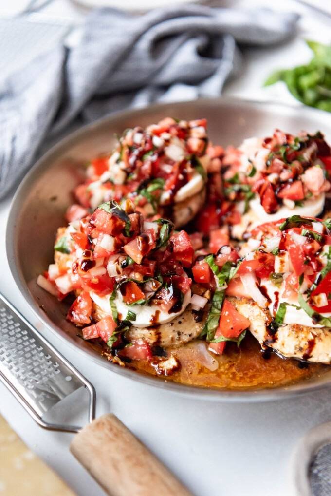 Easy Bruschetta Chicken Recipe - House of Nash Eats
