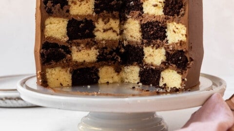 Square hotsell checkerboard cake