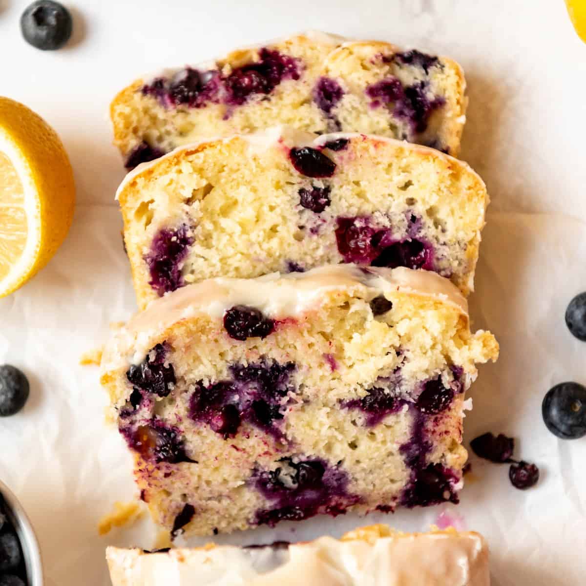 Lemon Blueberry Bread - House of Nash Eats