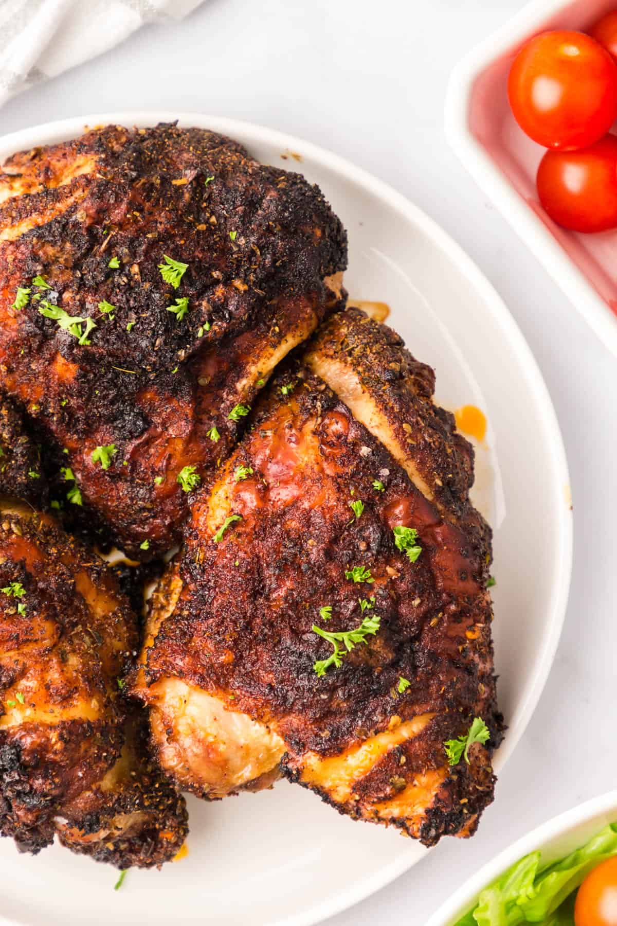 Easy Air Fryer Chicken Thighs - House of Nash Eats