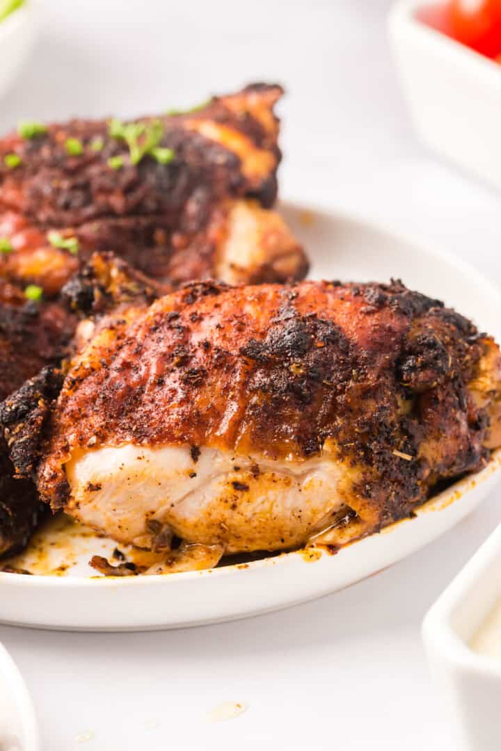 Easy Air Fryer Chicken Thighs - House of Nash Eats