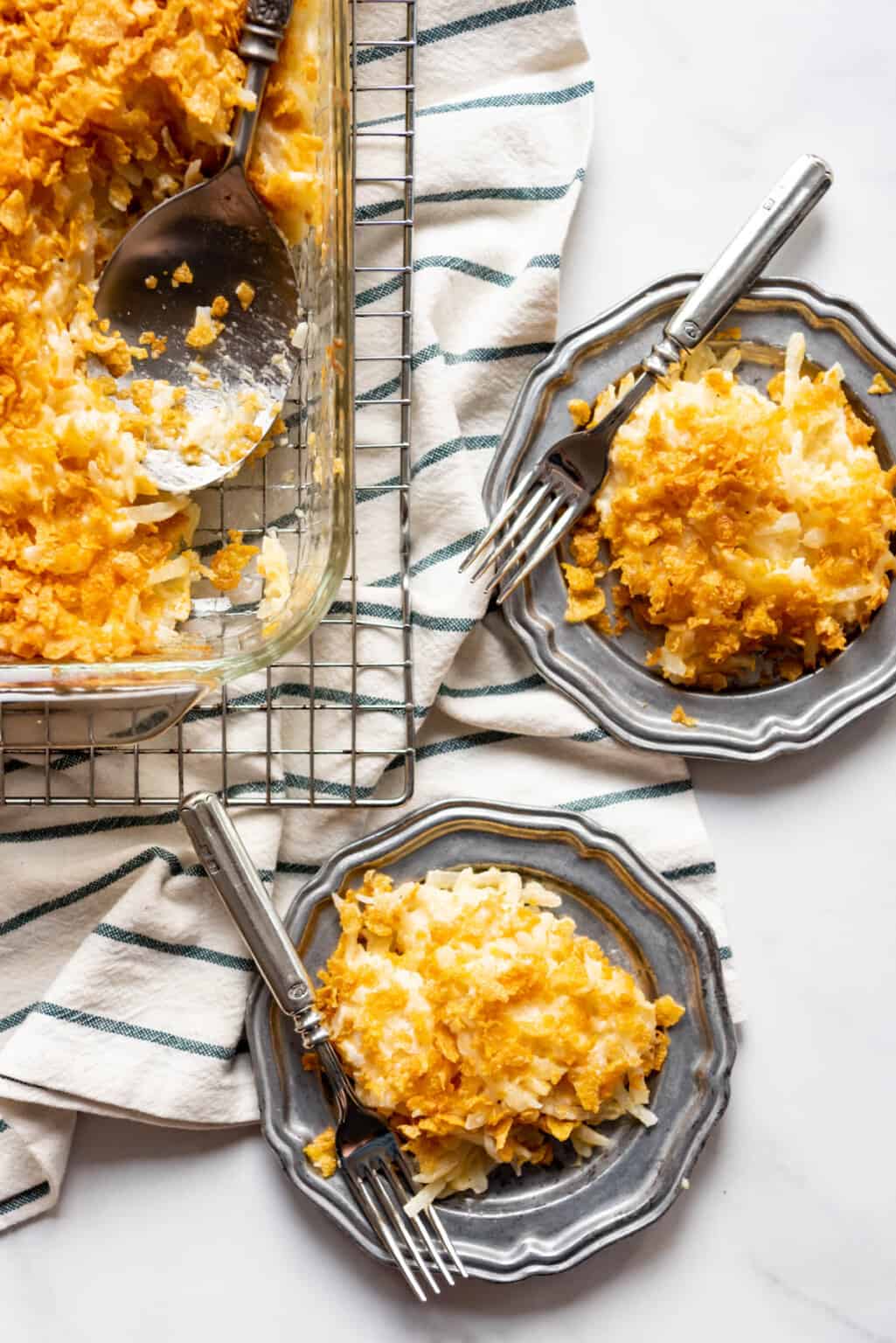 Easy Cheesy Funeral Potatoes (From Scratch!)