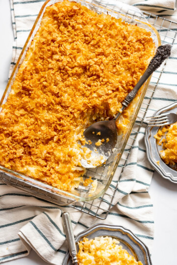 Easy Cheesy Funeral Potatoes (From Scratch!)