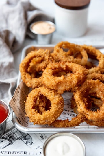 Crispy Homemade Onion Rings Recipe - House of Nash Eats